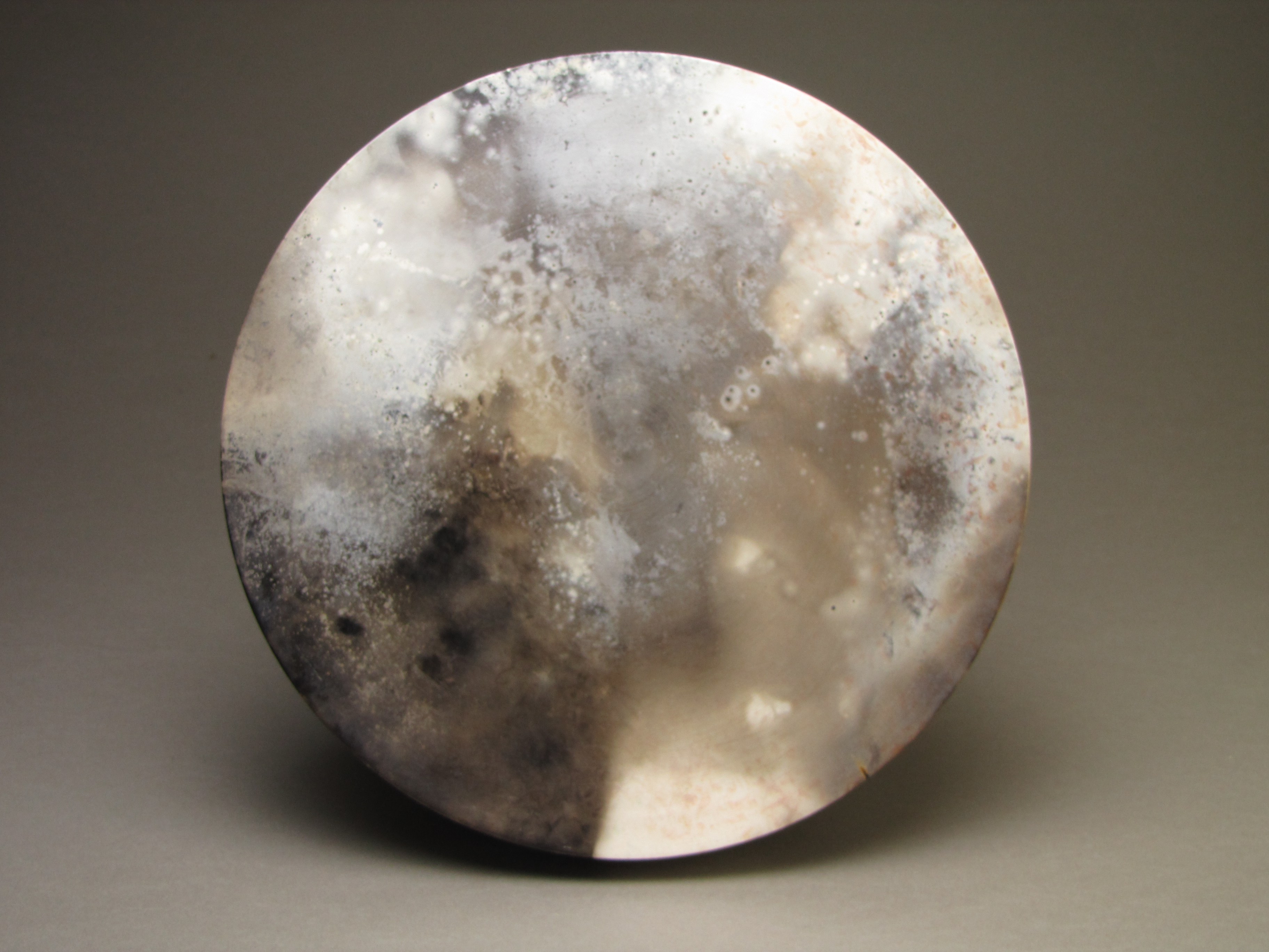 Pit fired platter